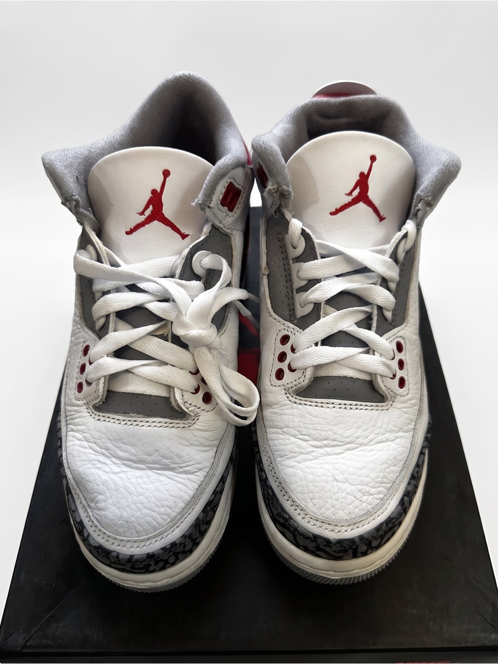 Air Jordan 3 Retro Fire Red GS Size 5Y/6.5W Sneakers With Box